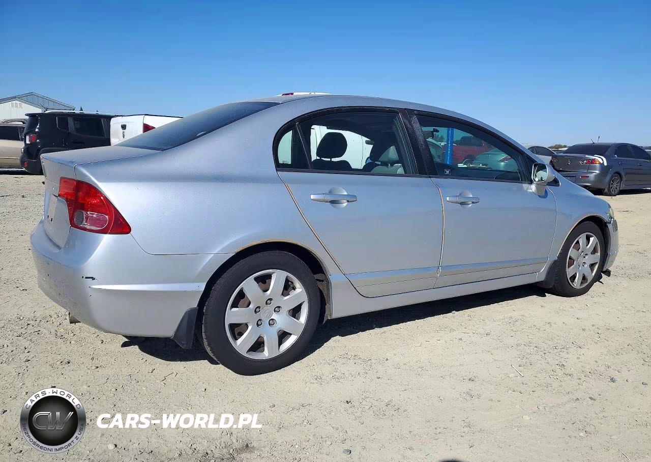 2007 Honda Civic Lx VIN:2HGFA16587H306595 - 3