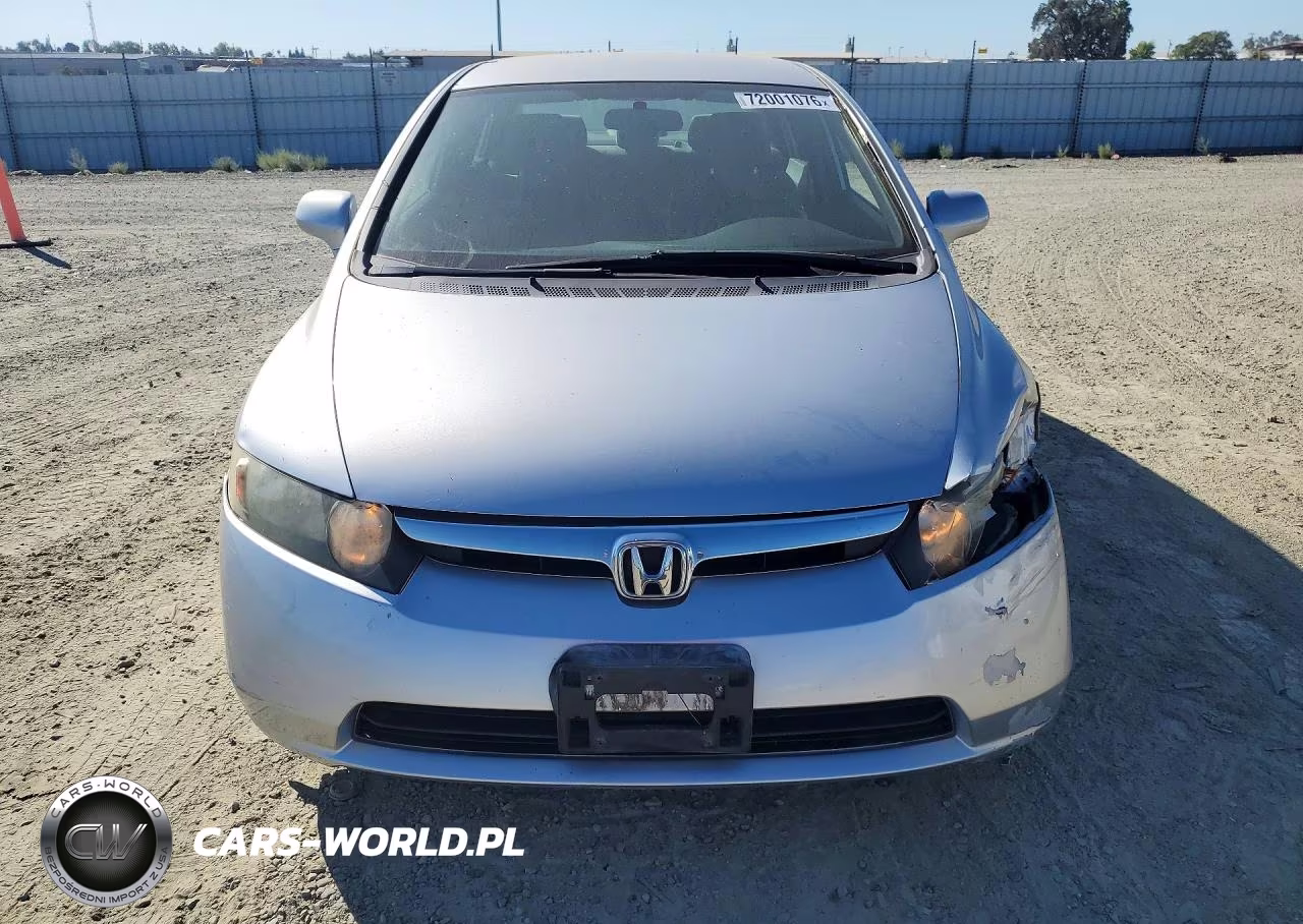 2007 Honda Civic Lx VIN:2HGFA16587H306595 - 5