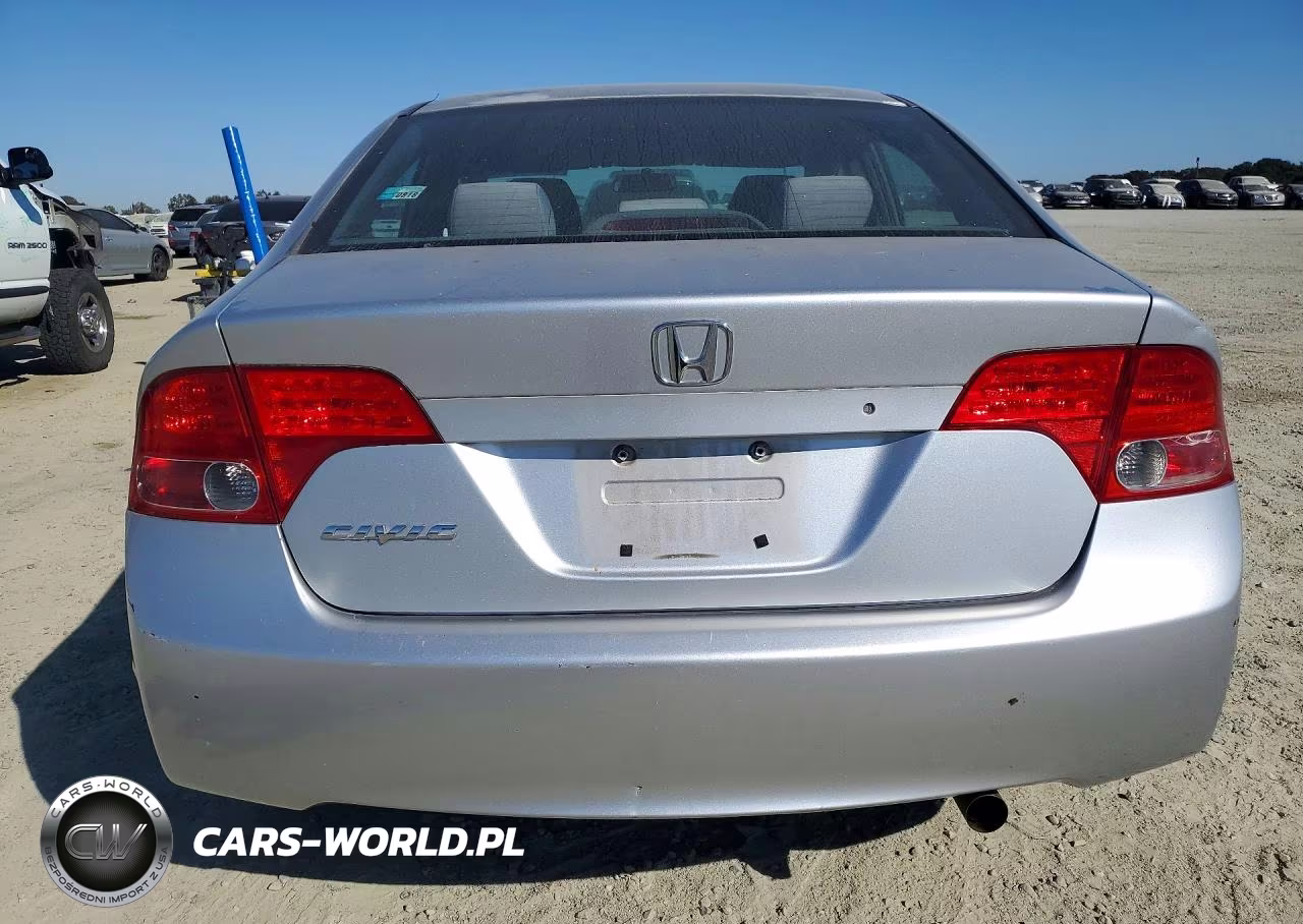 2007 Honda Civic Lx VIN:2HGFA16587H306595 - 6