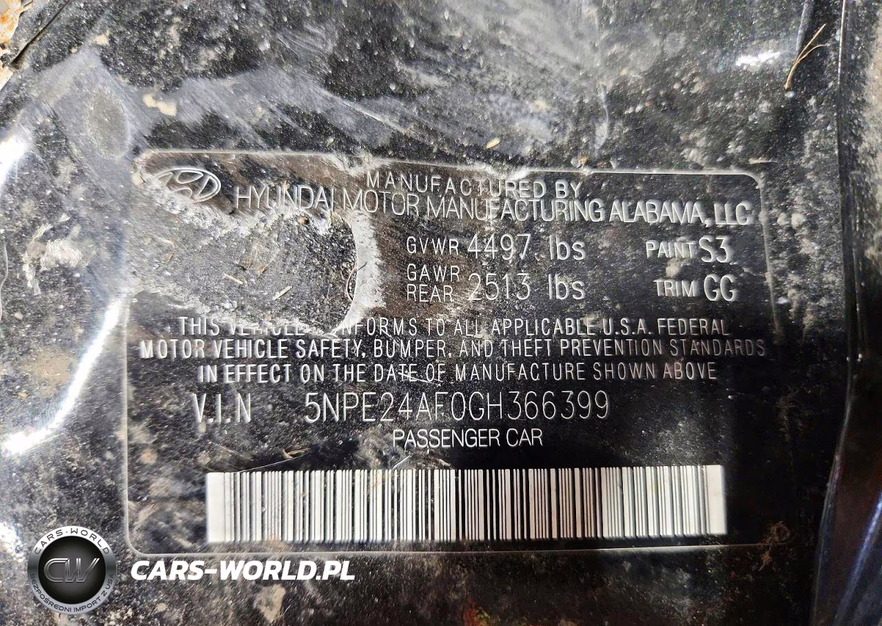 2016 Hyundai Sonata Se VIN:5NPE24AF0GH366399 - 13