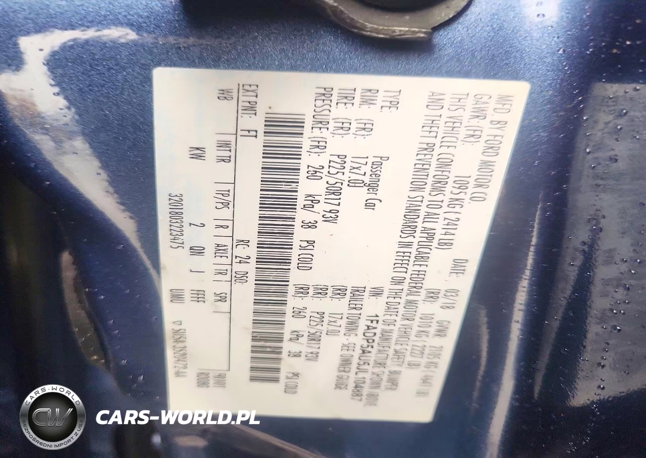 2018 Ford C-Max Se VIN:1FADP5AU5JL104887 - 13