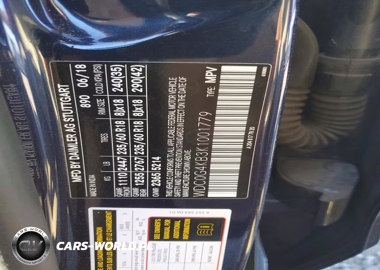 2019 Mercedes-Benz Glc 300 4Matic VIN:WDC0G4KB3K1001779 - 13