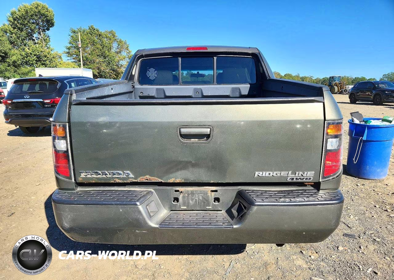 2006 Honda Ridgeline Rts VIN:2HJYK16426H543380 - 6
