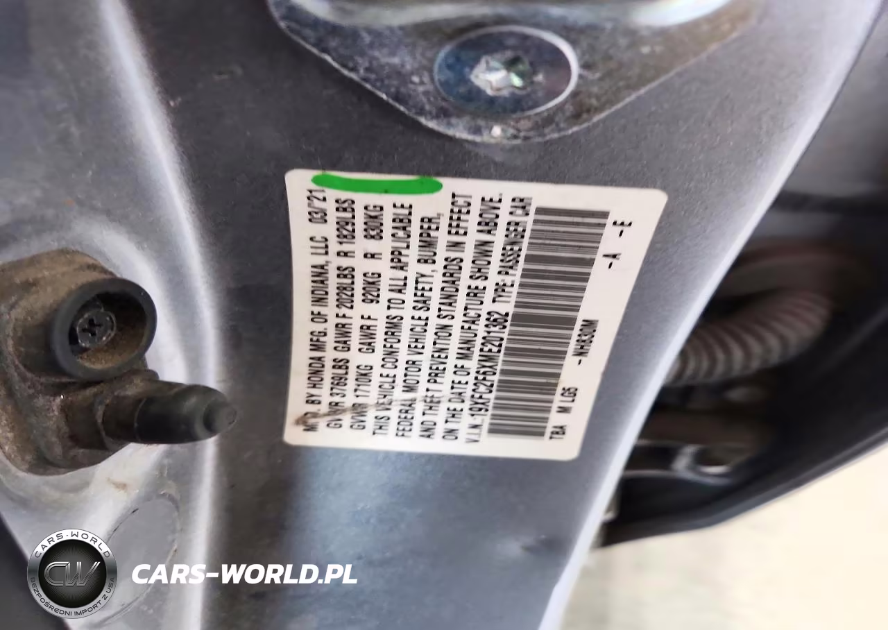 2021 Honda Civic Lx VIN:19XFC2F6XME201362 - 12