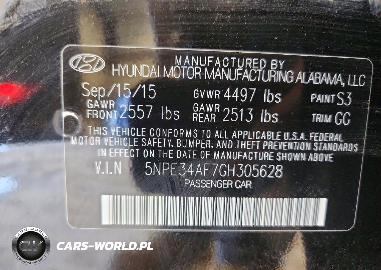 2016 Hyundai Sonata Limited VIN:5NPE34AF7GH305628 - 12