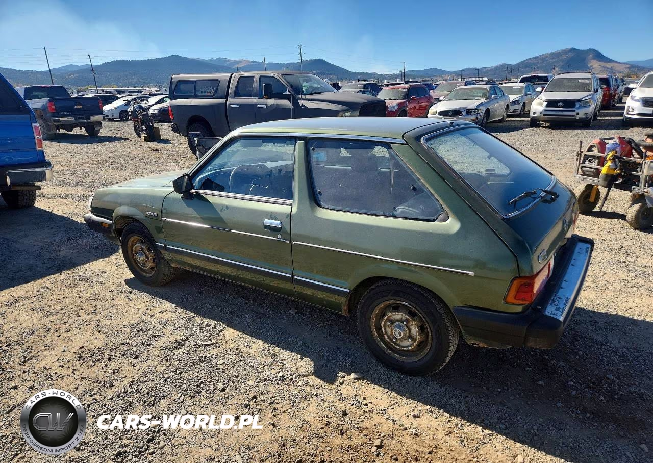 1983 Subaru Gl VIN:JF1AF43B8DB109264 - 2