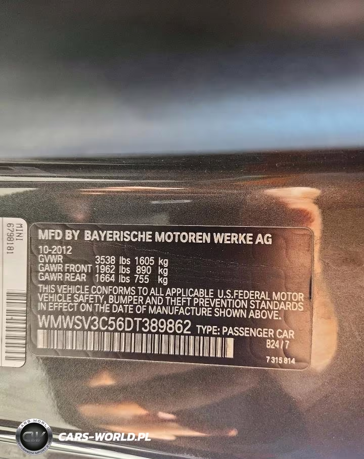 2013 Mini Cooper S VIN:WMWSV3C56DT389862 - 12