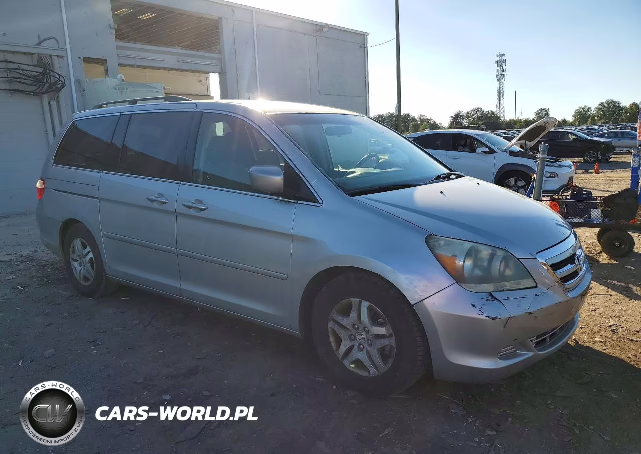 2007 Honda Odyssey Ex VIN:5FNRL38407B060671 - 4