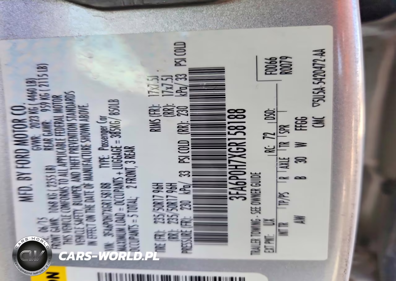 2016 Ford Fusion Se VIN:3FA6P0H7XGR158188 - 12