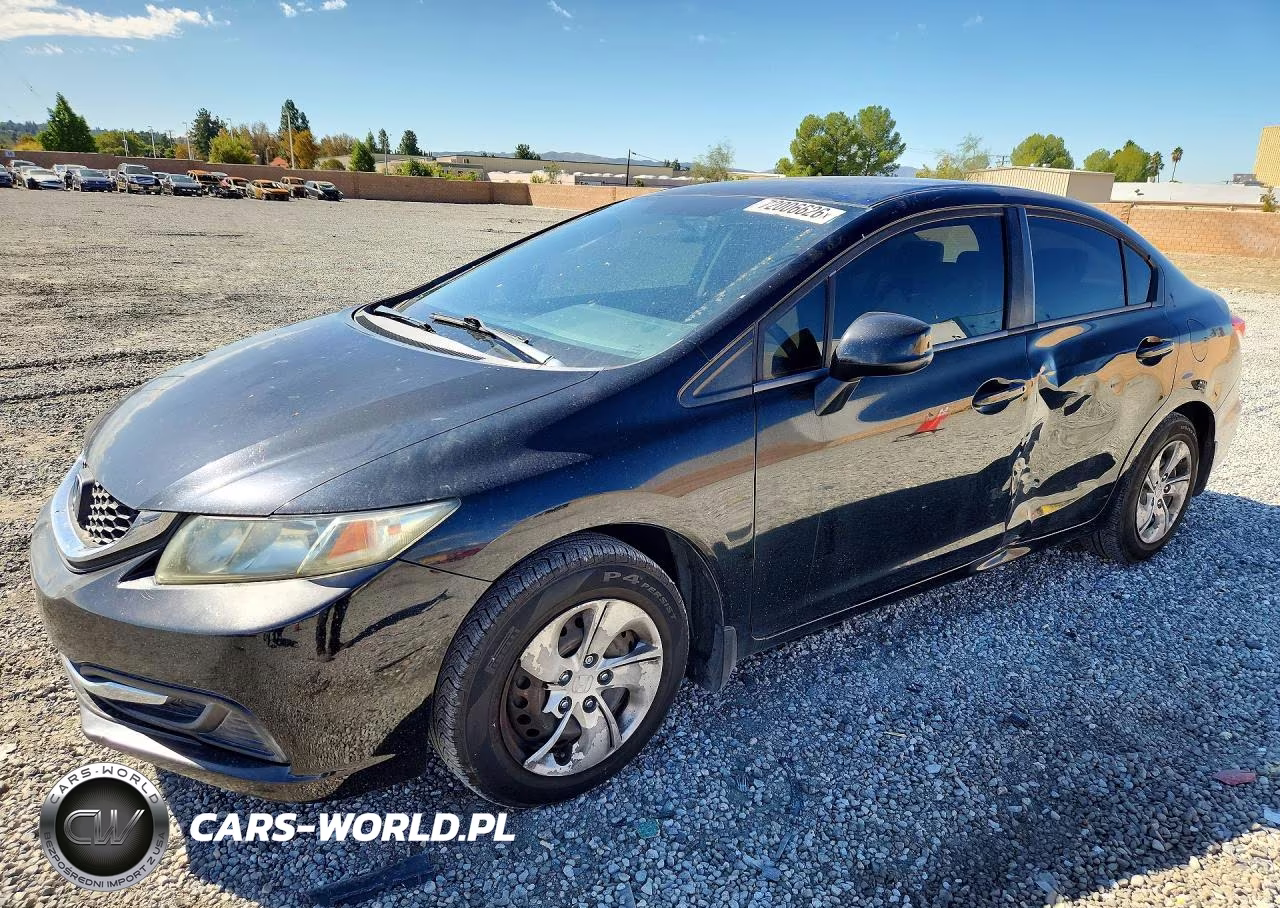 2013 Honda Civic Lx VIN:19XFB2F52DE210888 - 1