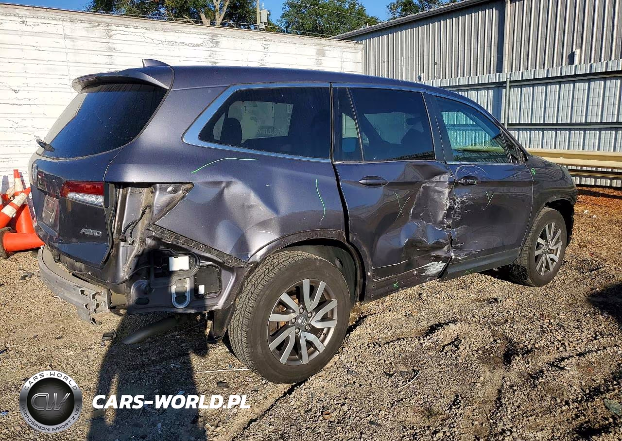 2021 Honda Pilot Exl VIN:5FNYF6H52MB103030 - 3