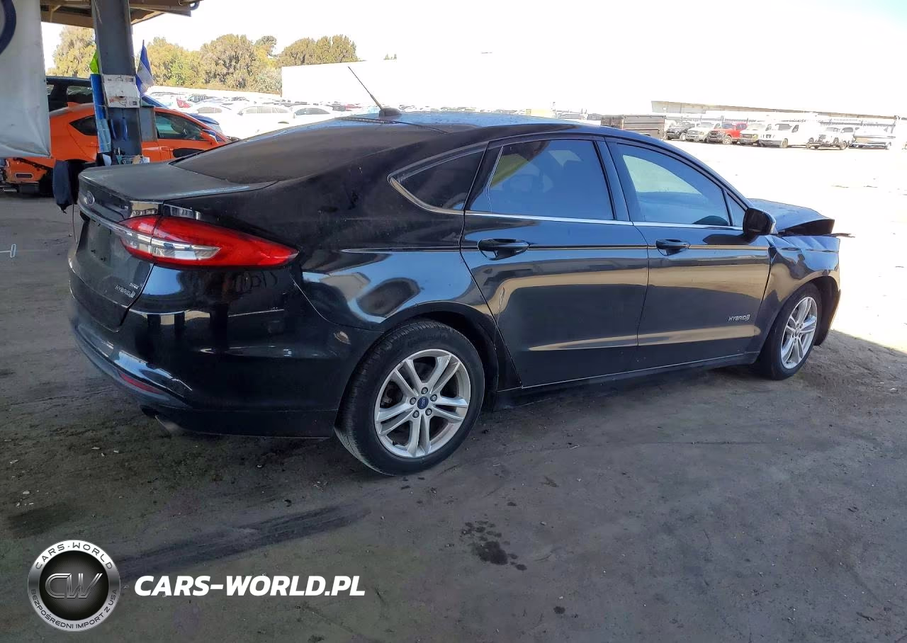 2018 Ford Fusion Se Hybrid VIN:3FA6P0LU2JR206934 - 3