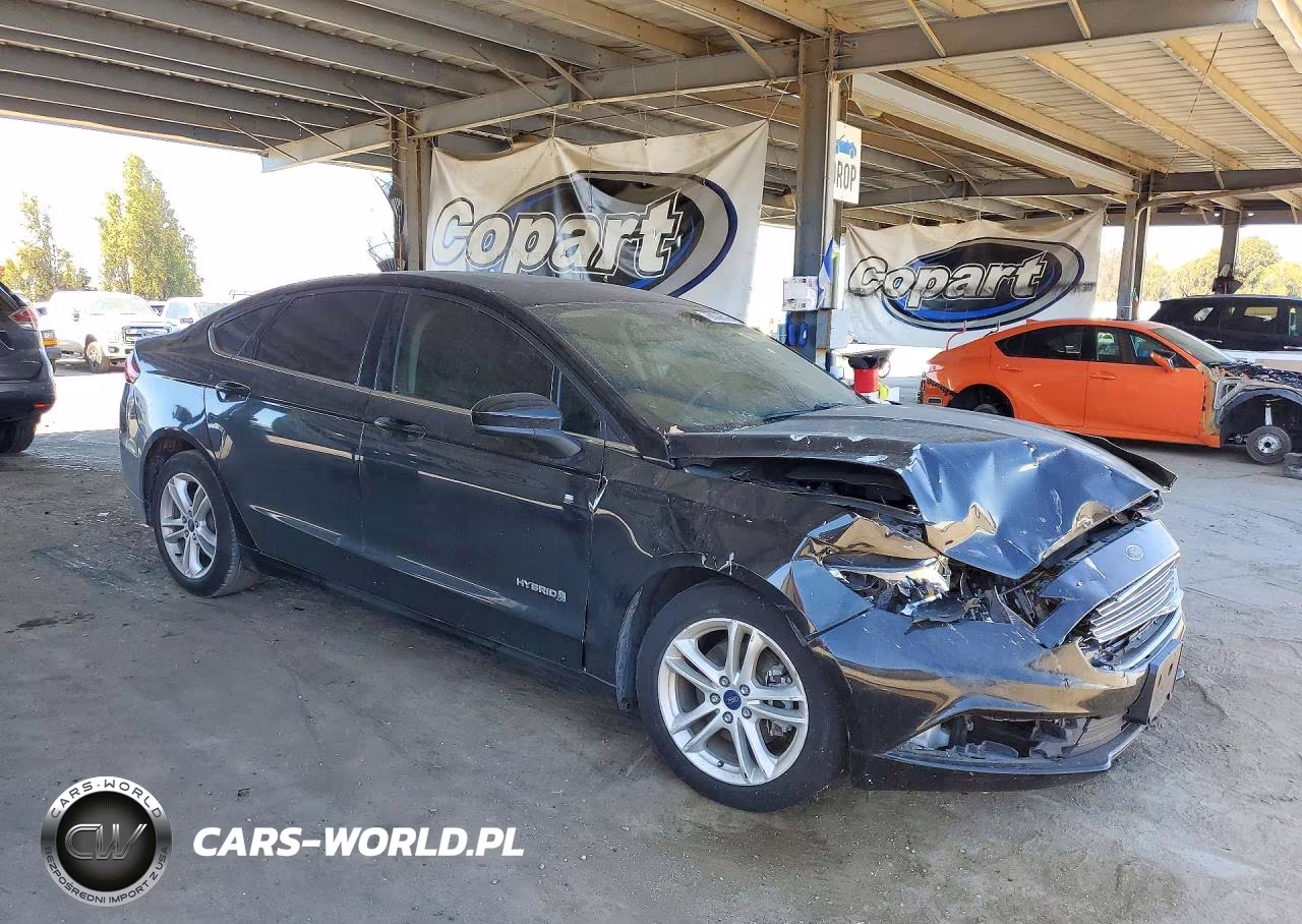2018 Ford Fusion Se Hybrid VIN:3FA6P0LU2JR206934 - 4