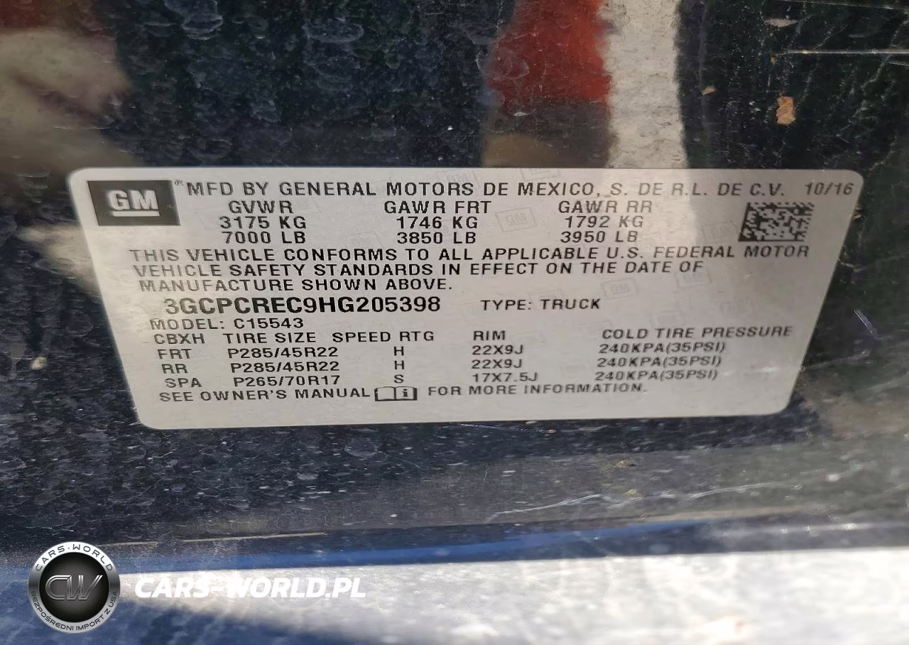 2017 Chevrolet Silverado C1500 Lt VIN:3GCPCREC9HG205398 - 13