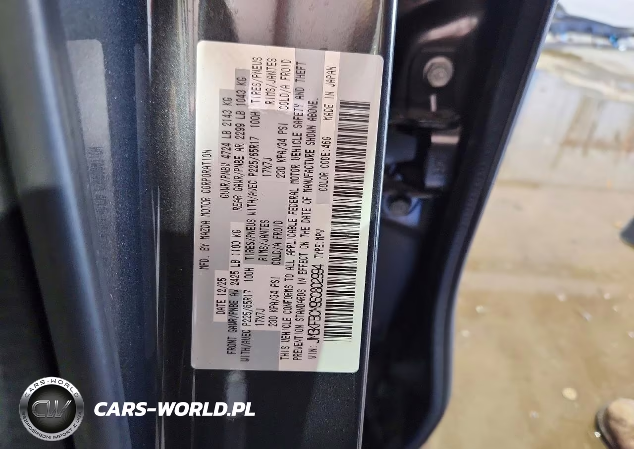 2025 Mazda Cx-5 Preferred VIN:JM3KFBCM9S0802994 - 14