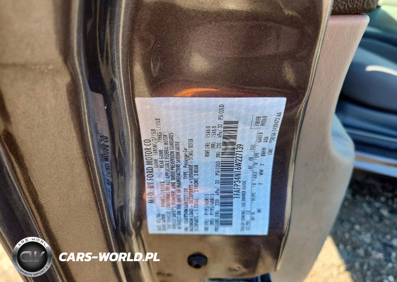 2006 Ford Focus Zx4 VIN:1FAFP34N16W227139 - 12