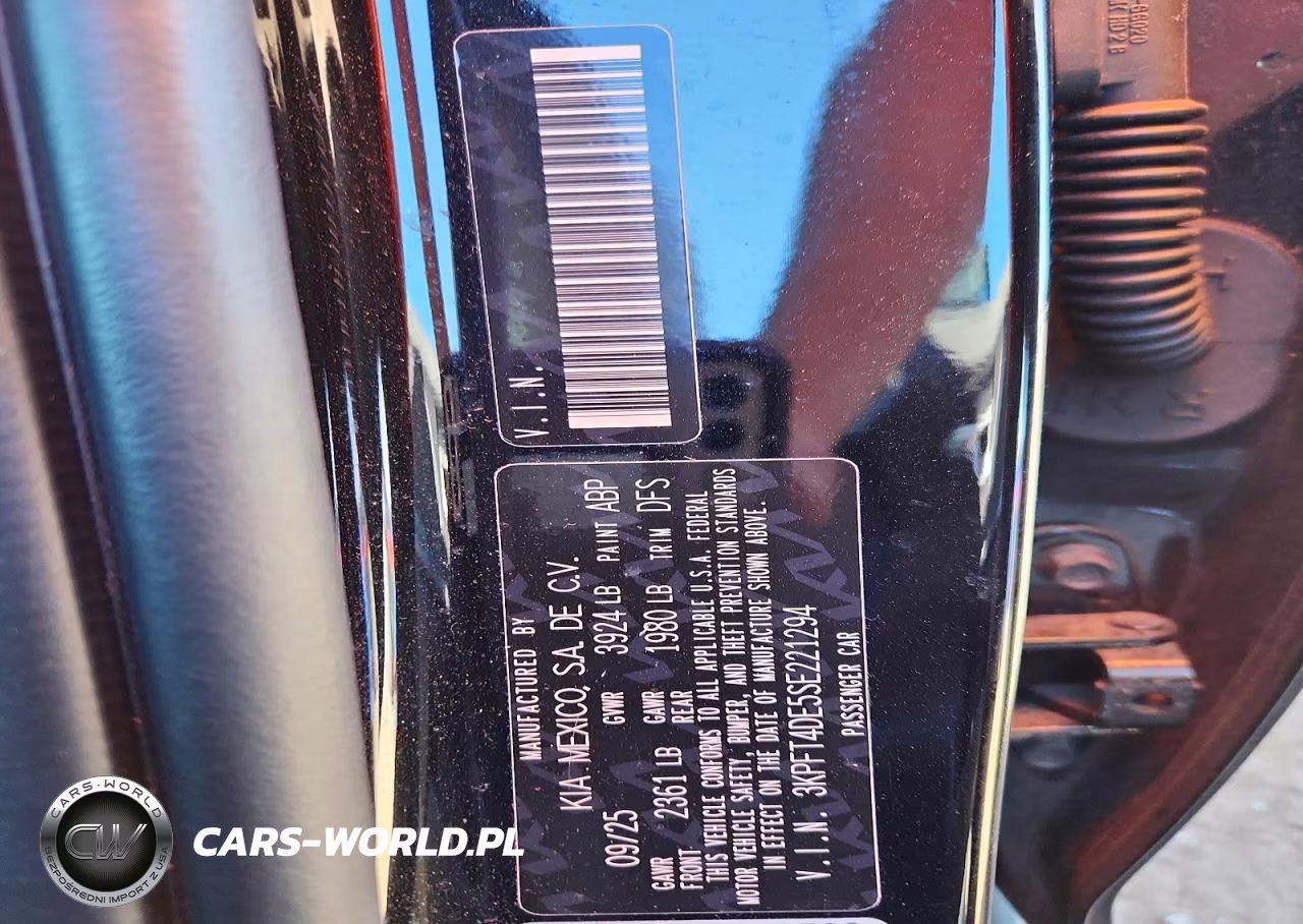 2025 Kia K4 Lxs VIN:3KPFT4DE5SE221294 - 12