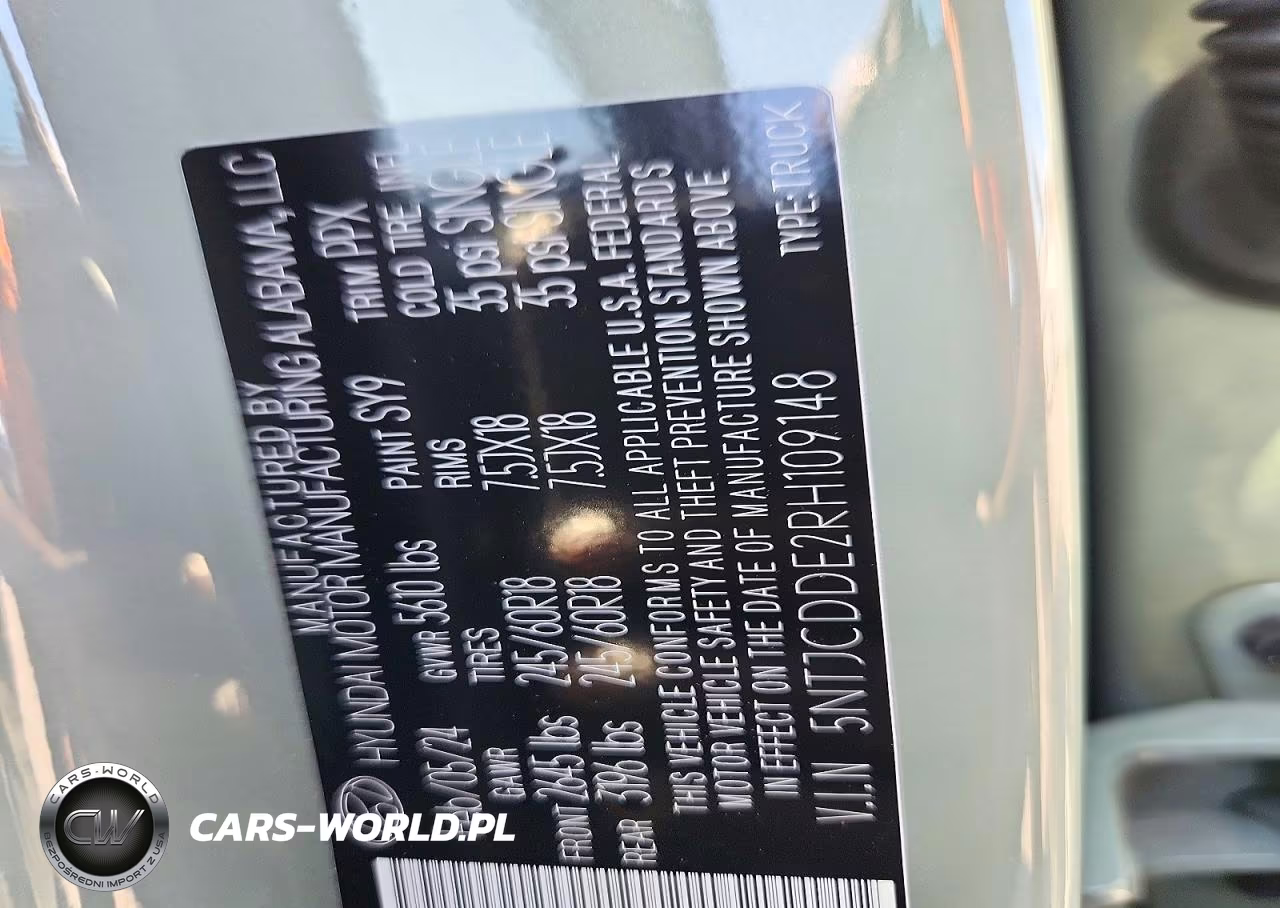 2024 Hyundai Santa Cruz Sel VIN:5NTJCDDE2RH109148 - 13