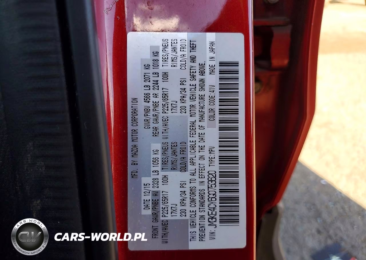 2016 Mazda Cx-5 Touring VIN:JM3KE4CY6G0753620 - 13
