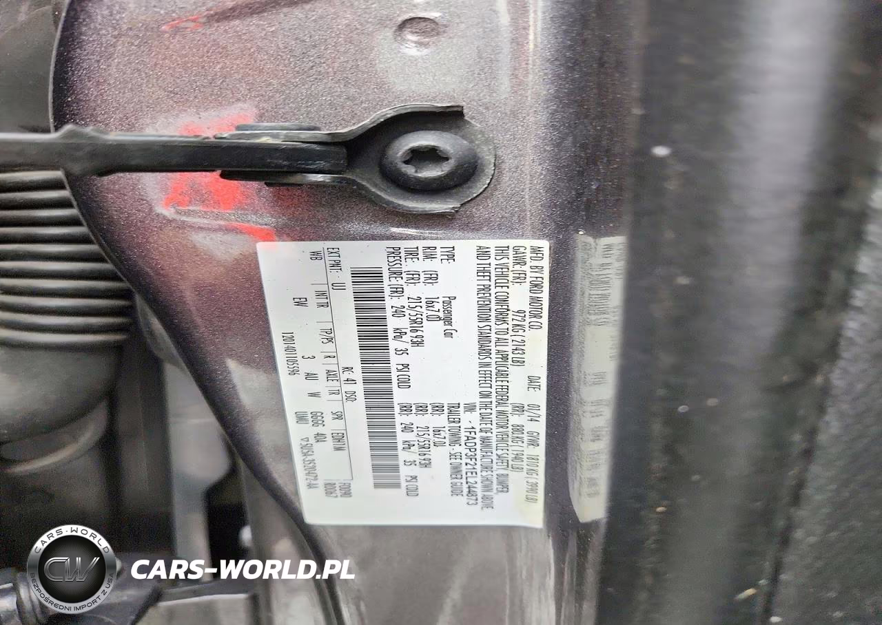 2014 Ford Focus Se VIN:1FADP3F21EL244873 - 12