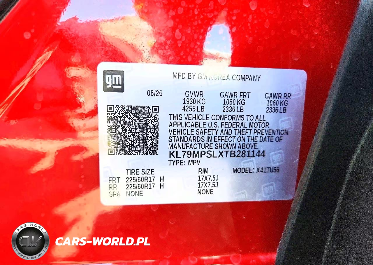 2026 Chevrolet Trailblazer Lt VIN:KL79MPSLXTB281144 - 13