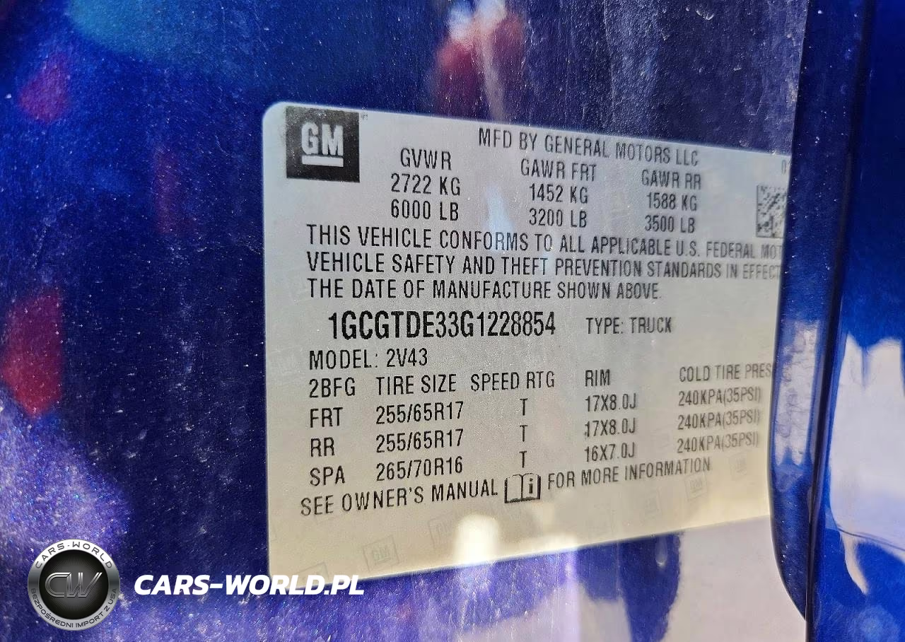 2016 Chevrolet Colorado Z71 VIN:1GCGTDE33G1228854 - 13