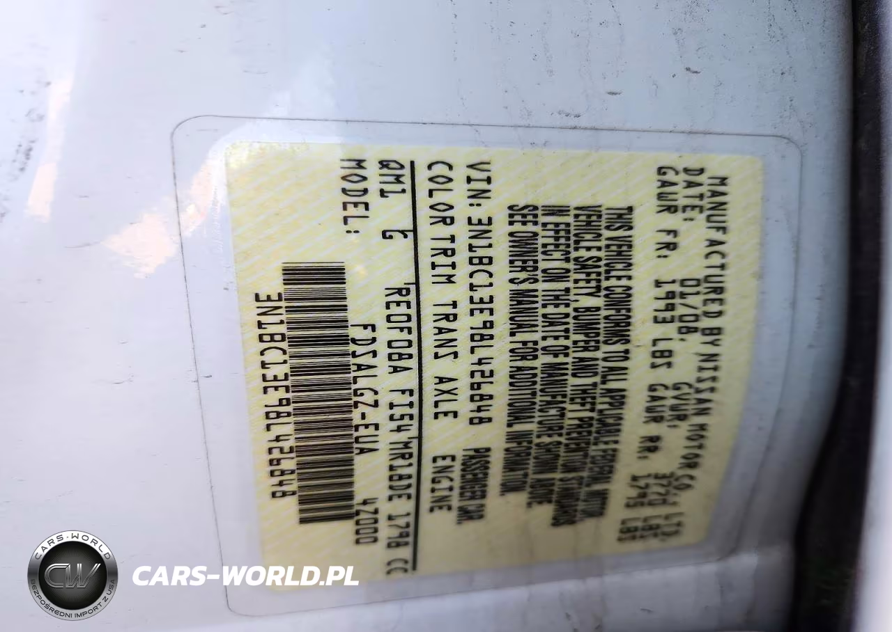2008 Nissan Versa 1.8 S VIN:3N1BC13E98L426848 - 12