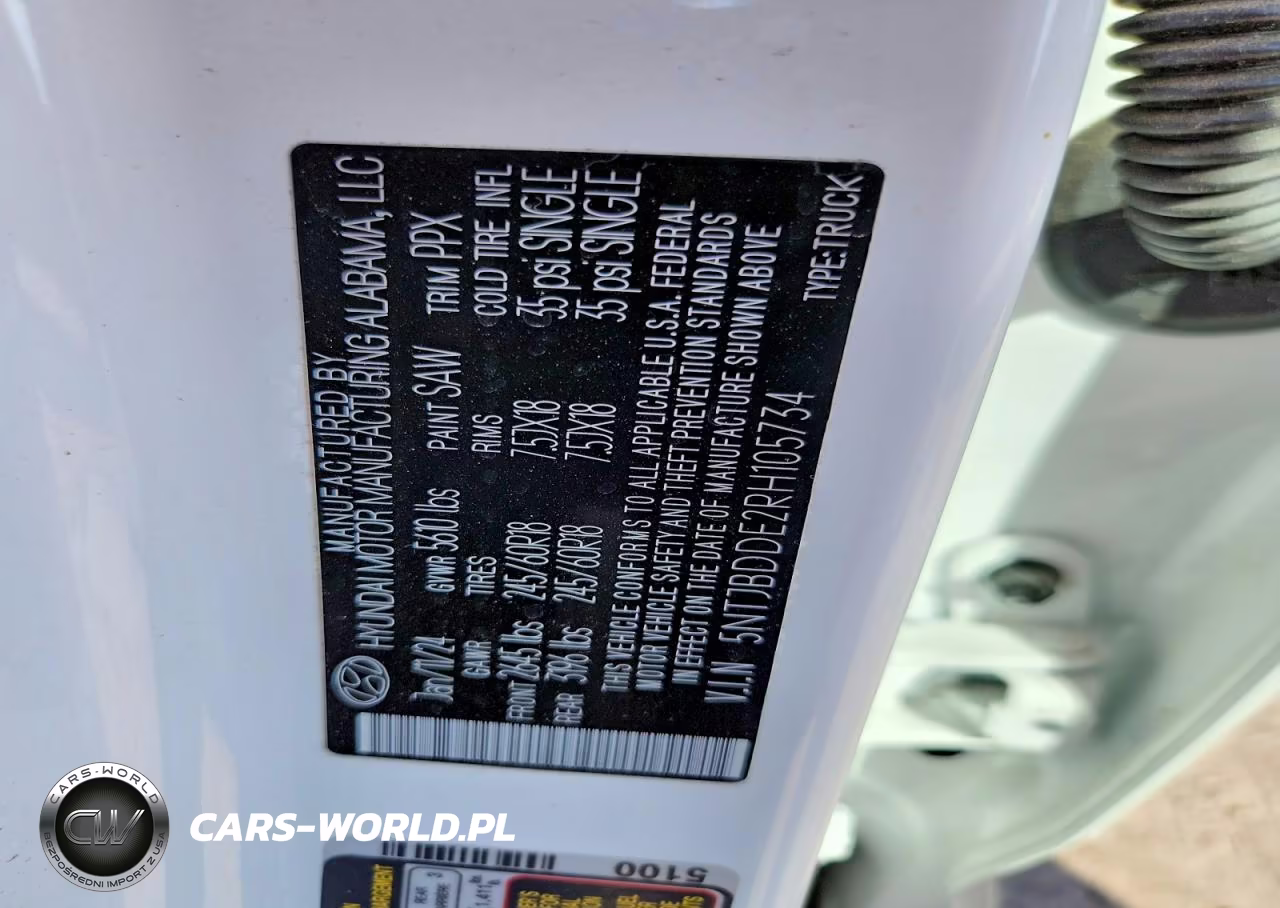 2024 Hyundai Santa Cruz Sel VIN:5NTJBDDE2RH105734 - 12