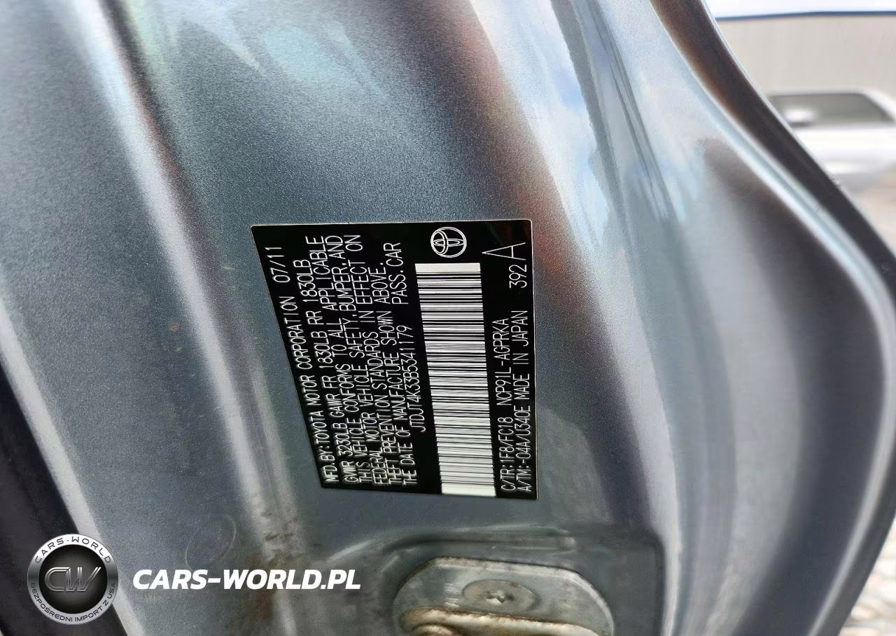 2011 Toyota Yaris Base VIN:JTDJT4K33B5341179 - 12