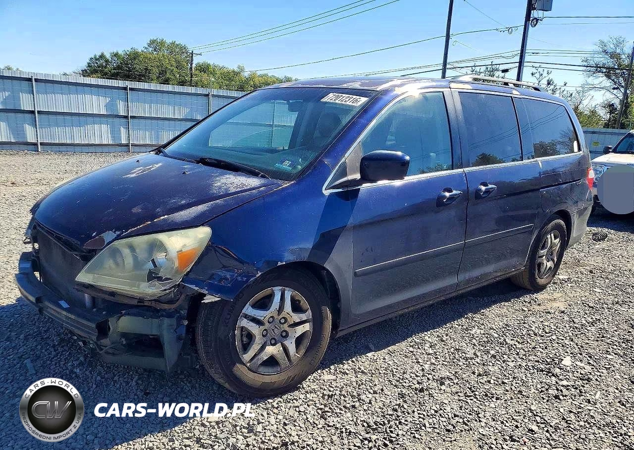 2007 Honda Odyssey Exl VIN:5FNRL38707B133953 - 1