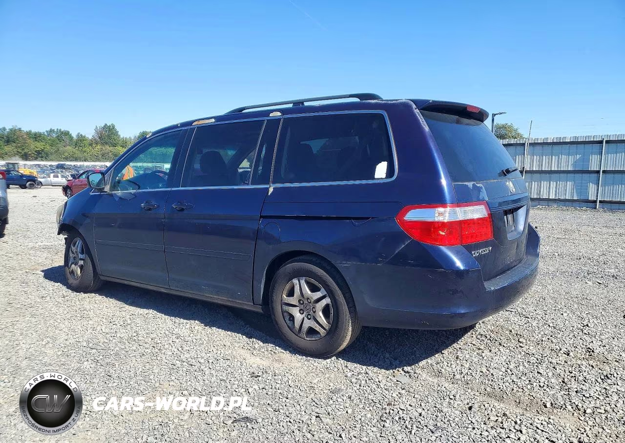 2007 Honda Odyssey Exl VIN:5FNRL38707B133953 - 2