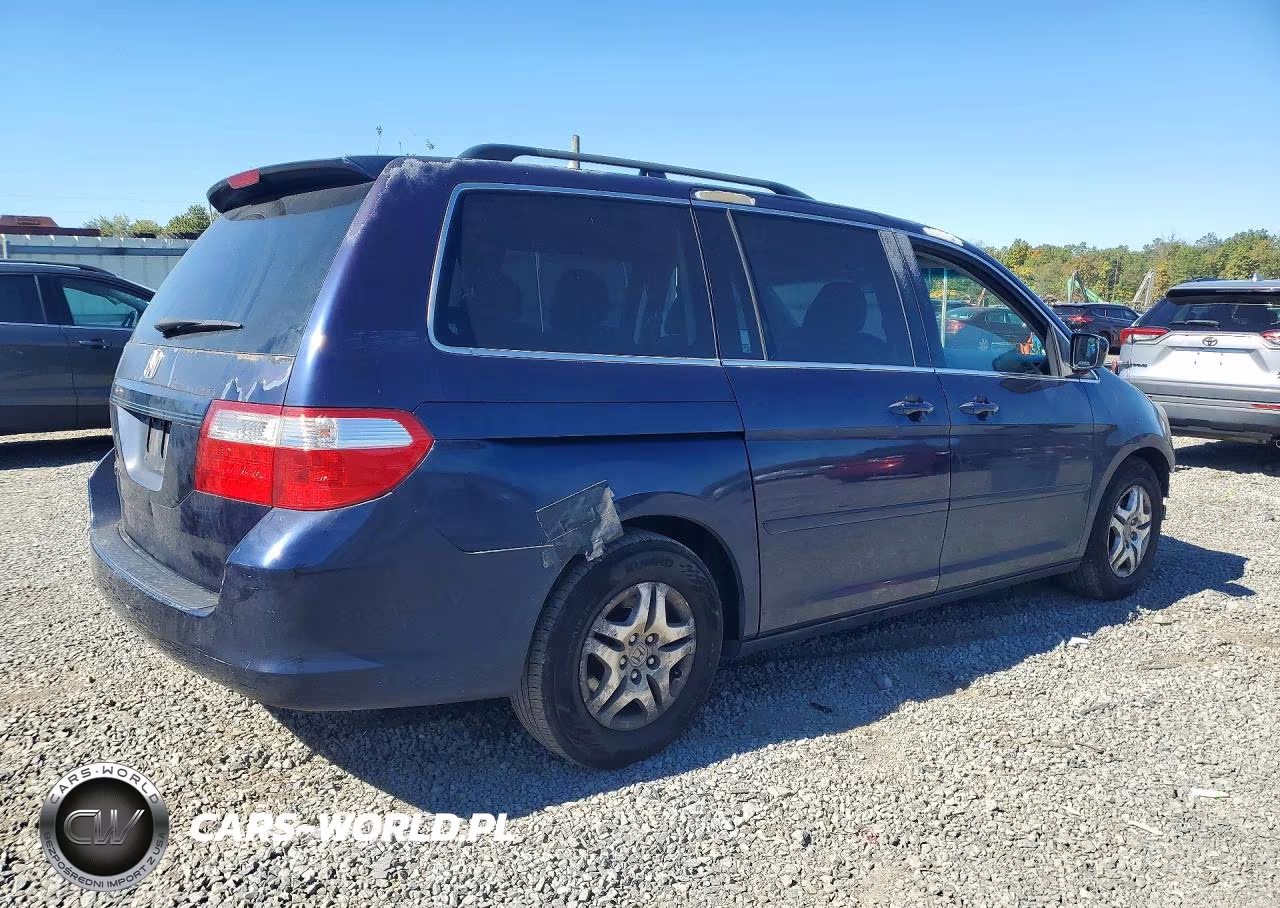 2007 Honda Odyssey Exl VIN:5FNRL38707B133953 - 3