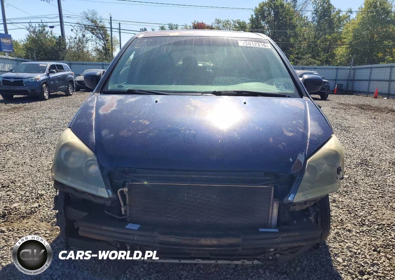 2007 Honda Odyssey Exl VIN:5FNRL38707B133953 - 5