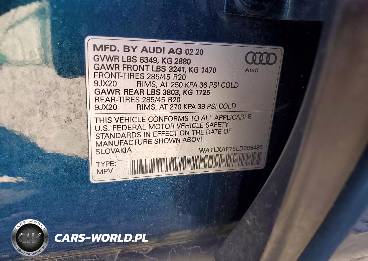 2020 Audi Q7 Premium Plus VIN:WA1LXAF75LD005480 - 13