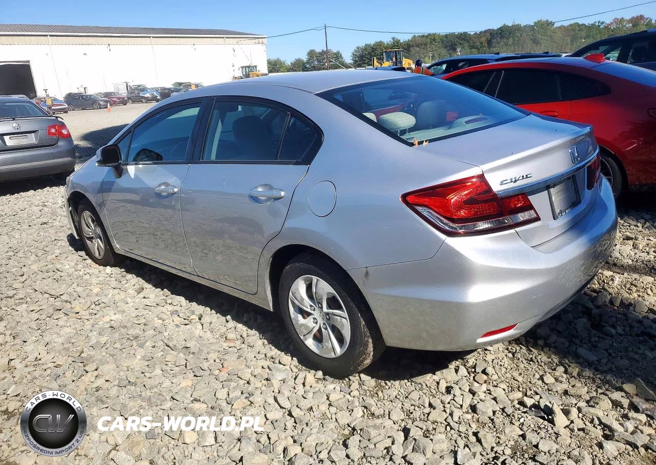 2013 Honda Civic Lx VIN:19XFB2F54DE282742 - 2