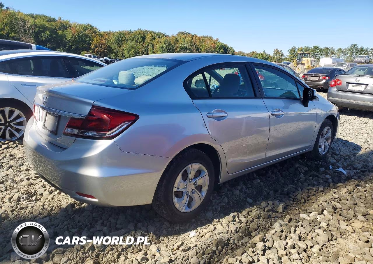 2013 Honda Civic Lx VIN:19XFB2F54DE282742 - 3