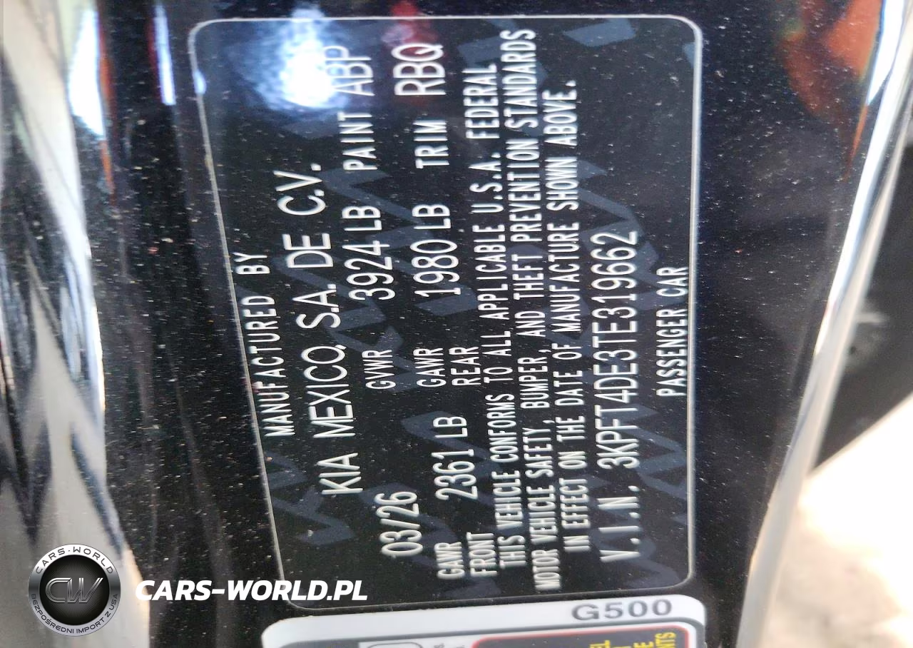 2026 Kia K4 Lxs VIN:3KPFT4DE3TE319662 - 12