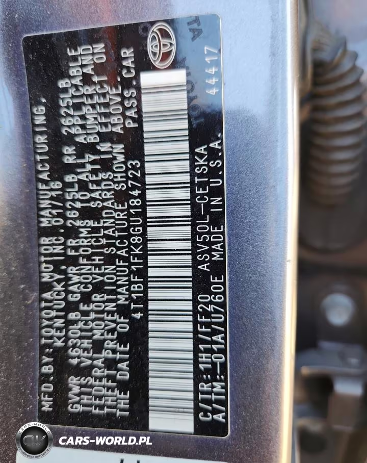 2016 Toyota Camry Se VIN:4T1BF1FK8GU184723 - 12