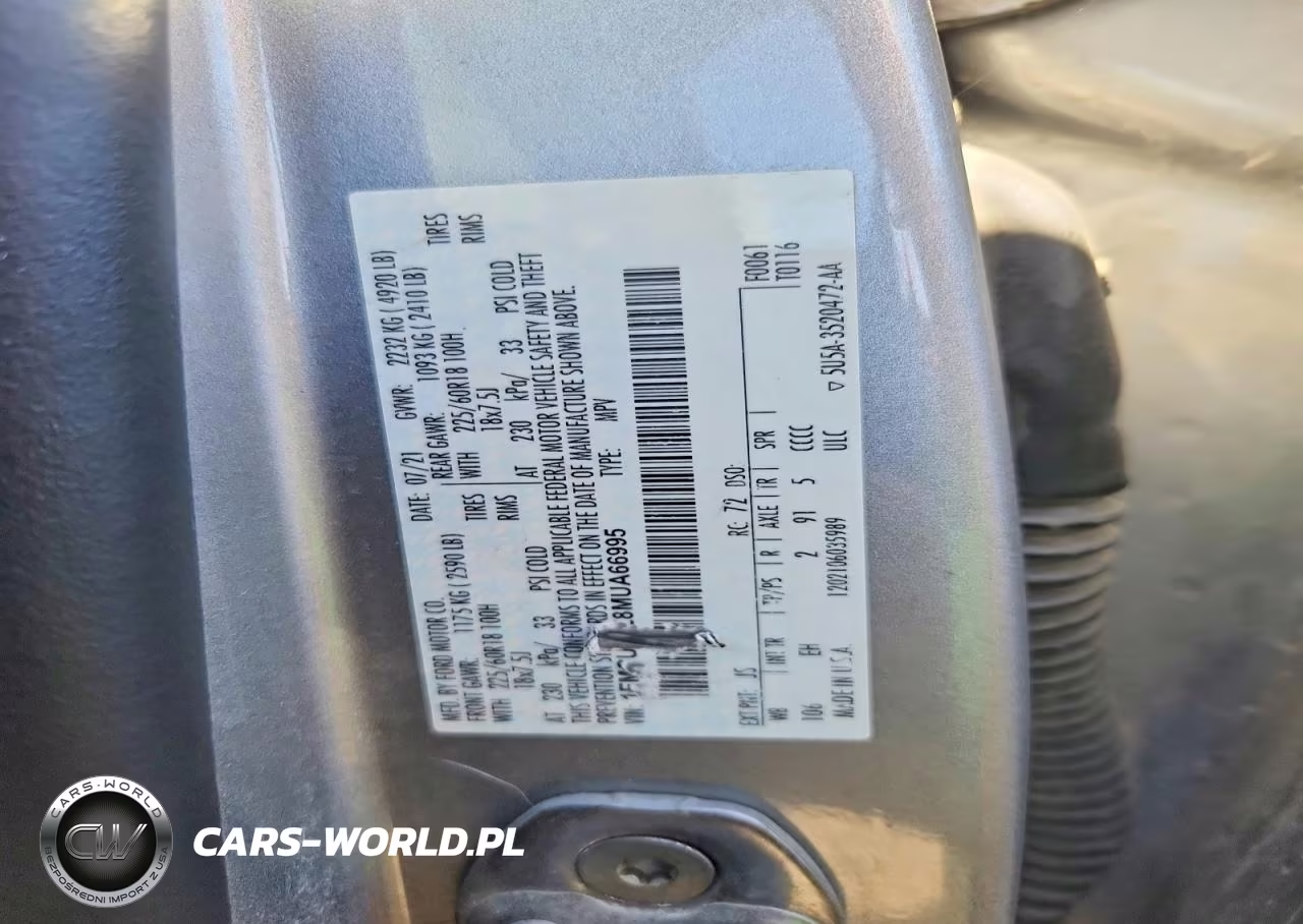 2021 Ford Escape Titanium VIN:1FMCU0LZ8MUA66995 - 12