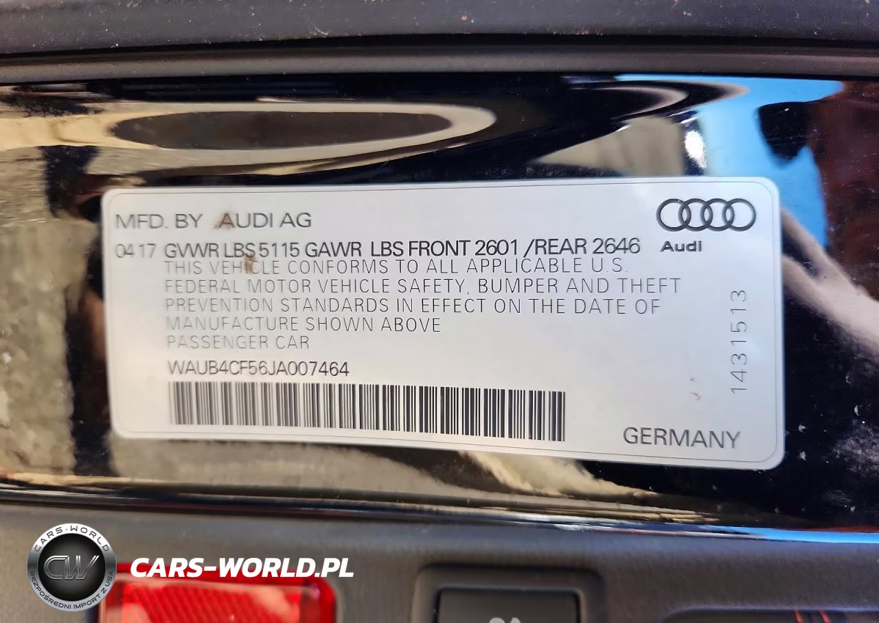 2018 Audi S5 Premium Plus VIN:WAUB4CF56JA007464 - 12