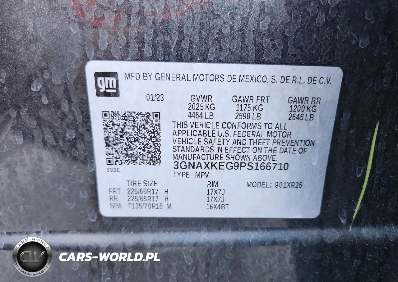 2023 Chevrolet Equinox Lt VIN:3GNAXKEG9PS166710 - 13