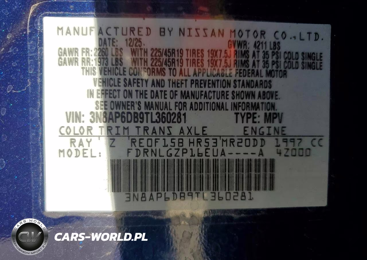 2026 Nissan Kicks Sr VIN:3N8AP6DB9TL360281 - 14