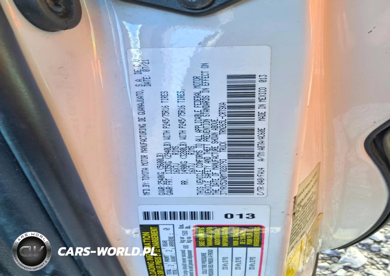 2021 Toyota Tacoma Sr VIN:3TYRX5GN0MT028793 - 12