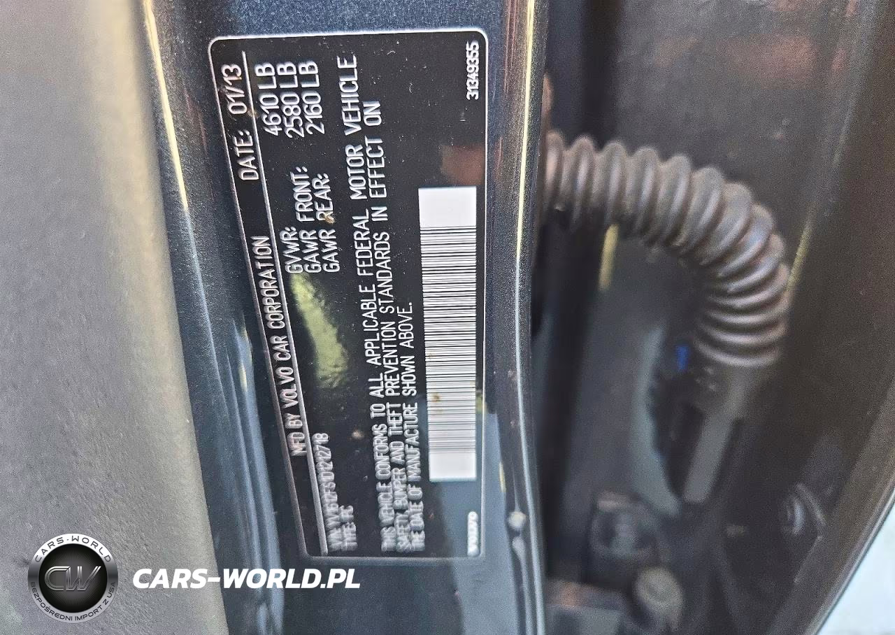 2013 Volvo S60 T5 VIN:YV1612FS1D1212718 - 12