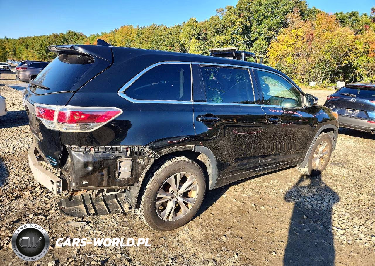 2014 Toyota Highlander Le Plus VIN:5TDBKRFH3ES039707 - 3