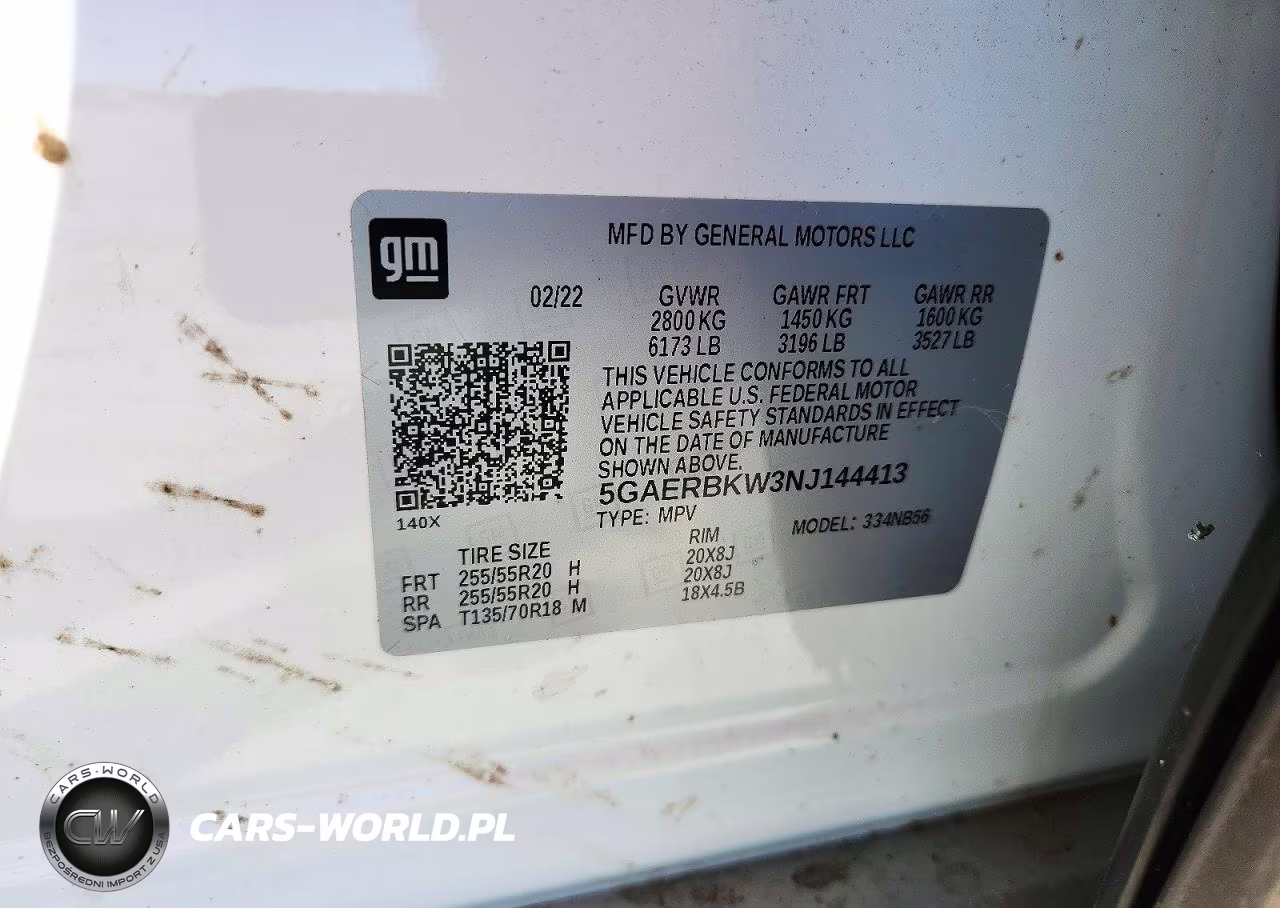 2022 Buick Enclave Essence VIN:5GAERBKW3NJ144413 - 14
