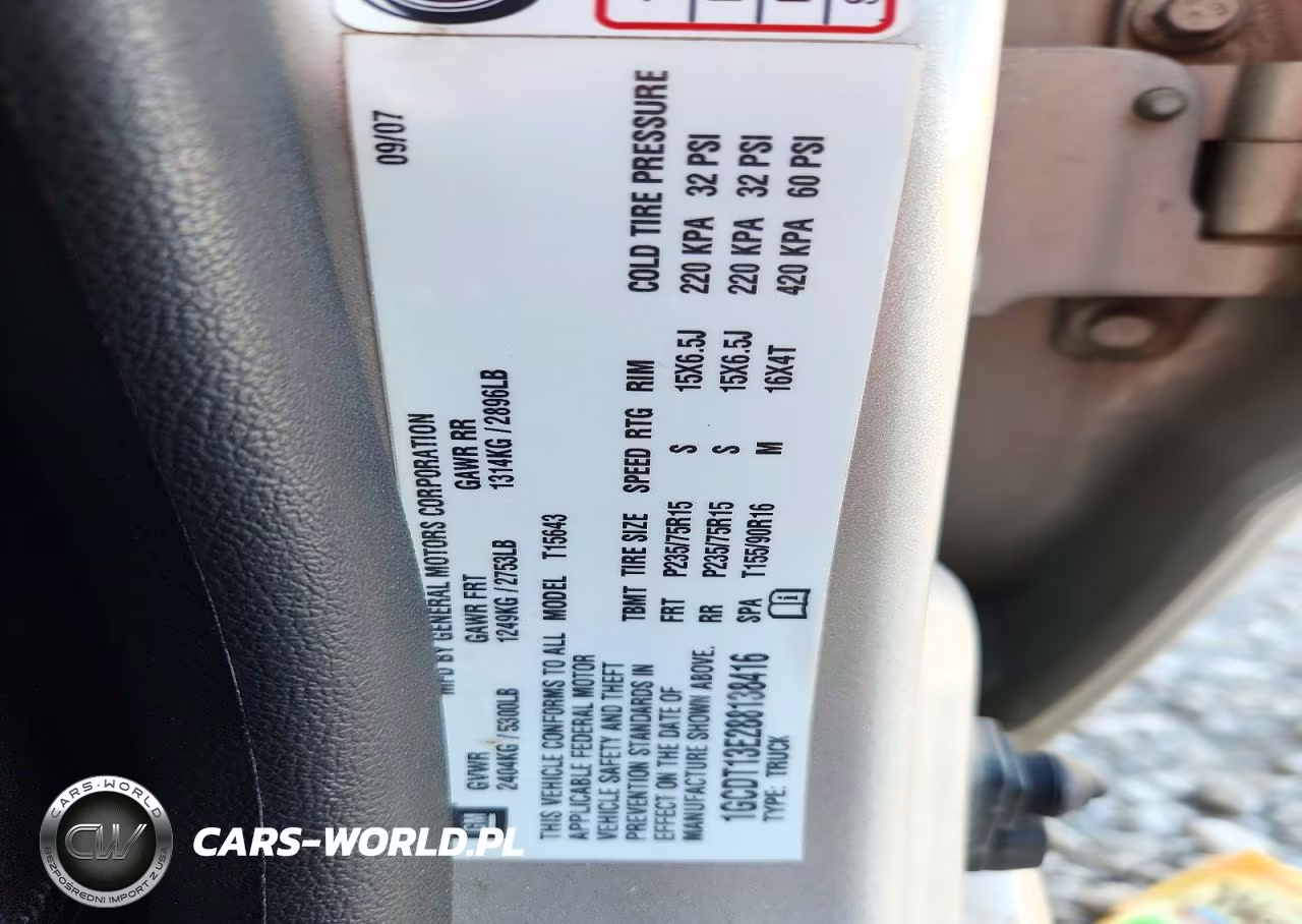 2008 Chevrolet Colorado VIN:1GCDT13E288138416 - 12