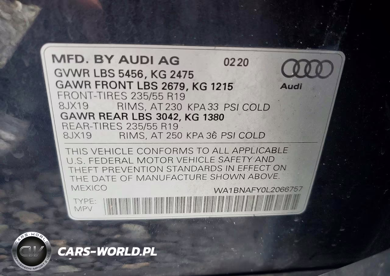 2020 Audi Q5 Premium Plus VIN:WA1BNAFY0L2066757 - 14