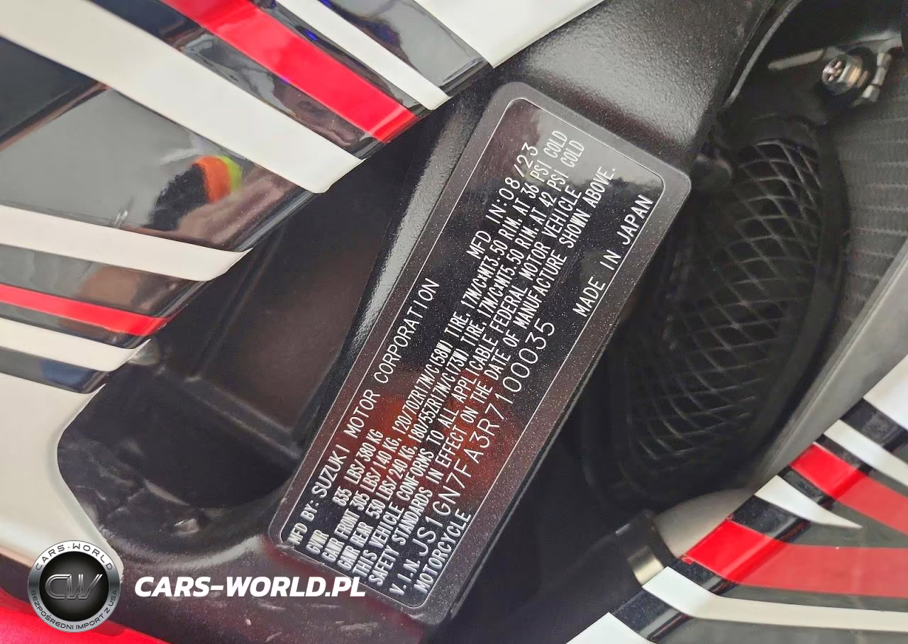2024 Suzuki Gsx-R600 VIN:JS1GN7FA3R7100035 - 8