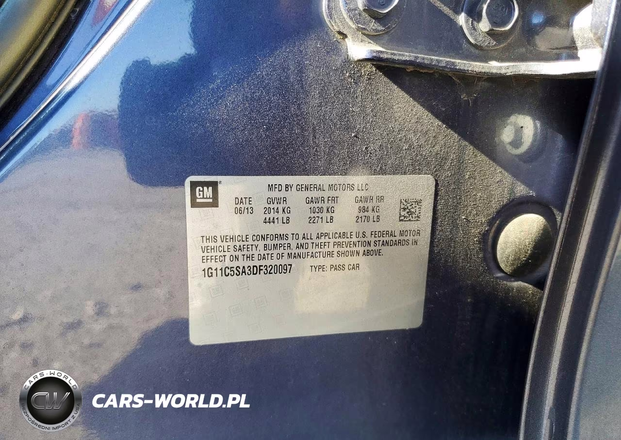 2013 Chevrolet Malibu 1Lt VIN:1G11C5SA3DF320097 - 12